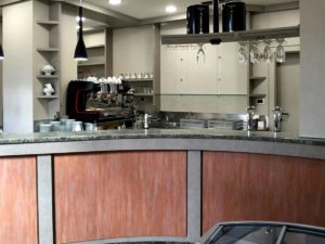 Rivestimento bancone bar rendering