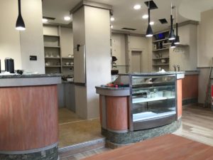 Rivestimento bancone bar rendering