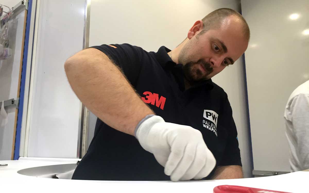 Palermo wrapping Vincenzo Pasta