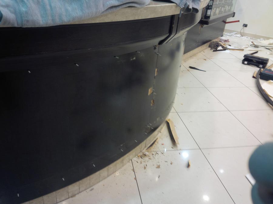 Rivestimento bancone bar