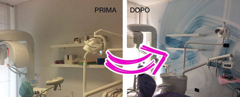 Restyling Sala attesa studio dentistico
