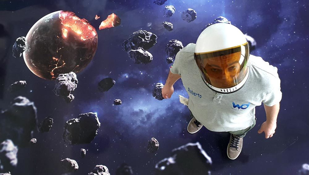 Pavimento 3D in resina