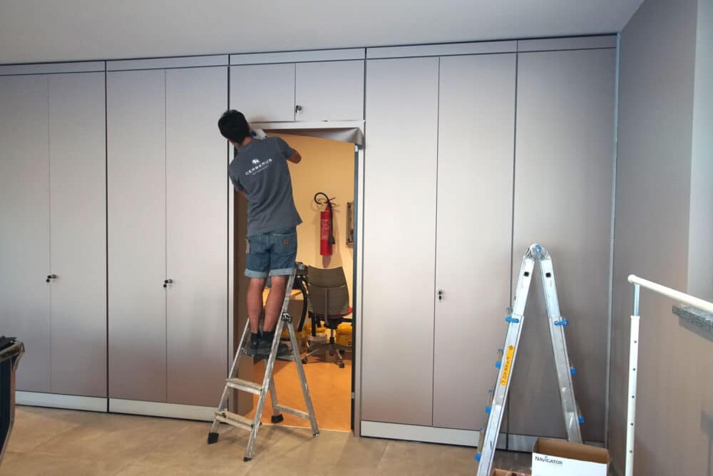 Rinnovare mobili e pareti mobili concessionaria auto con wrapping applicatori certificati e 3M DI-NOC