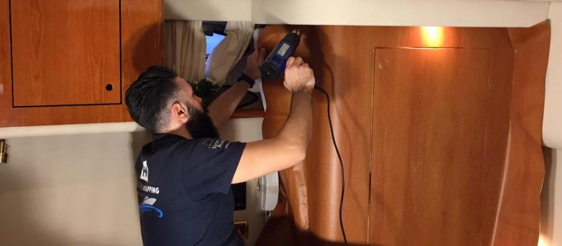 Refitting yatch